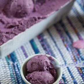 blueberry ice cream, frozen treat, summer