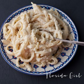 cauliflower fettuccine, pasta, gluten free, cooking light, vegetarian, vegetable