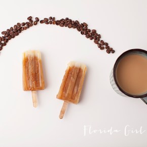 latte popsicles, coffee, milk, popsicles, dessert