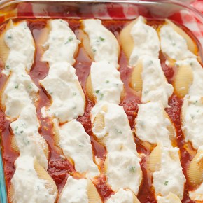 stuffed pasta shells, Italian cooking, pasta, Italian recipe