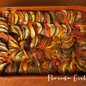 rustic ratatouille, ratatouille, french, france, vegetarian