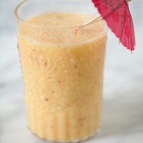 orange nectarine smoothie, smoothies, healthy, summer, nectarine, citrus