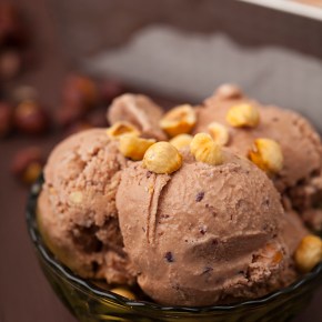 roasted hazelnut gelato, gelato, homemade gelato, gluten free, breville