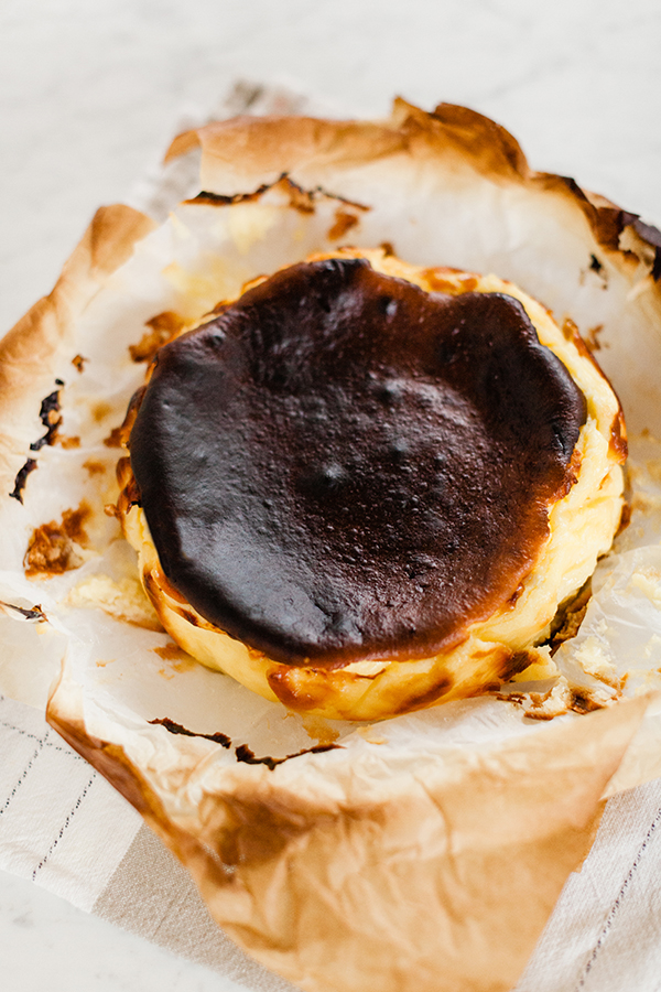 Burnt Basque Cheesecake, Basque, Spain, dessert, food blogger, Florida Girl Cooks