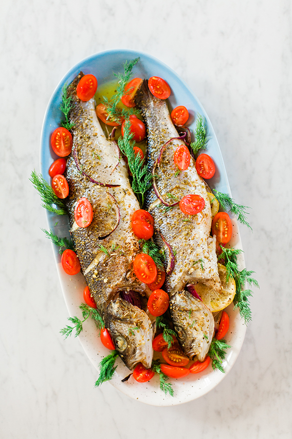 mediterranean branzino, seafood, food blogger, Florida Girl Cooks