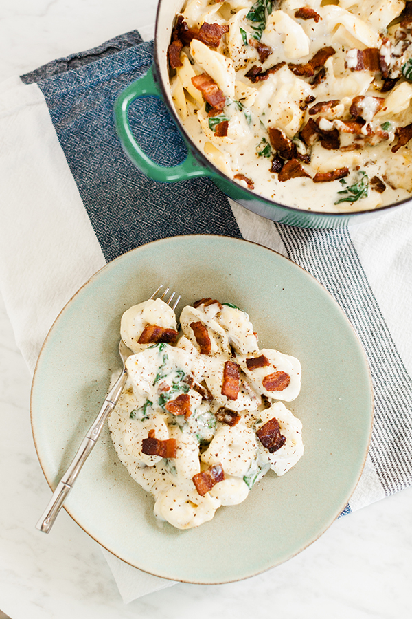 Tortellini Al Forno, one pot pasta, pasta, food blogger, Florida Girl Cooks