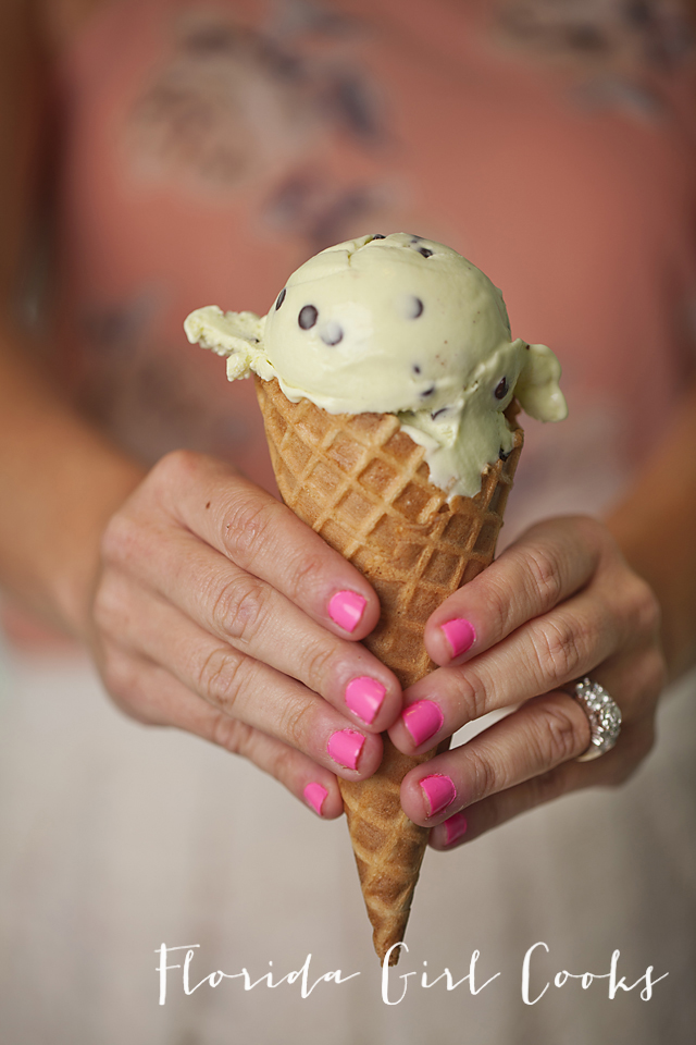mint chocolate chip ice cream, frozen treat, summer