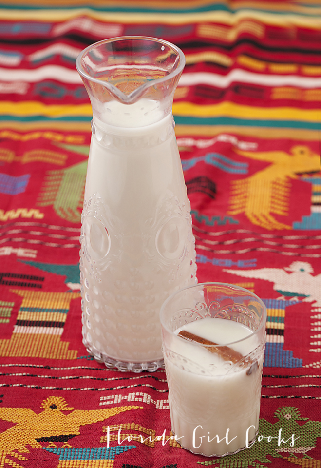 horchata, Mexican horchata, Mexican drink, mocktail, authentic, rice drink, sweet, dessert