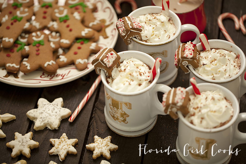 hot chocolate and sweets bar, hot chocolate, holiday menu, holiday entertaining, dessert, christmas, warmth, comfort, sweet treats