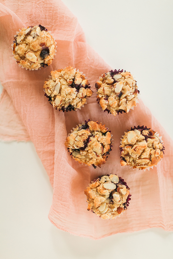 blueberry almond muffins, breakfast muffins, breakfast meal prep, homemade, baking, food blogger, Florida Girl Cooks