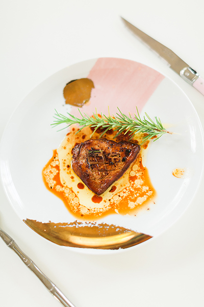 Fois Gras with Rosemary Wine Sauce, fois gras, French cooking, Five Star Dining at Home, food blogger, Florida Girl Cooks